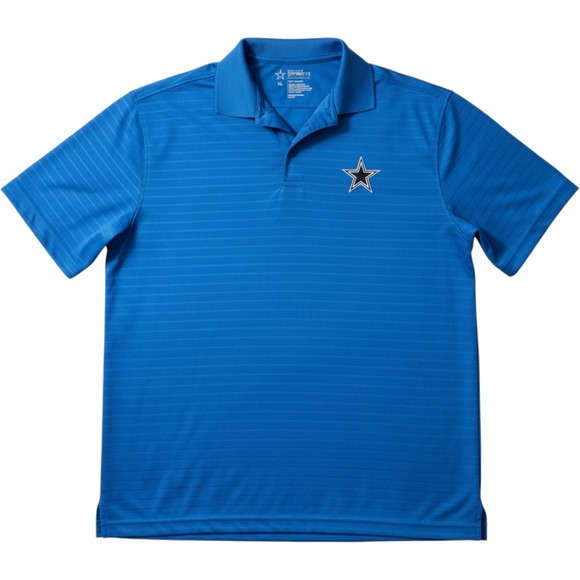 Nfl Team Other - Dallas Cowboys Authentic Performance Polo Shirt Mens XL Striped NFL Football